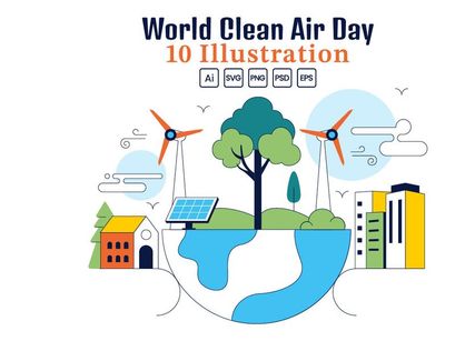 10 World Clean Air Day Illustration