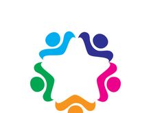 Community logo business template and icon people vector
