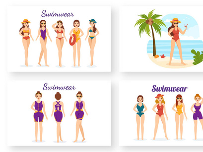 13 Swimwear Illustration