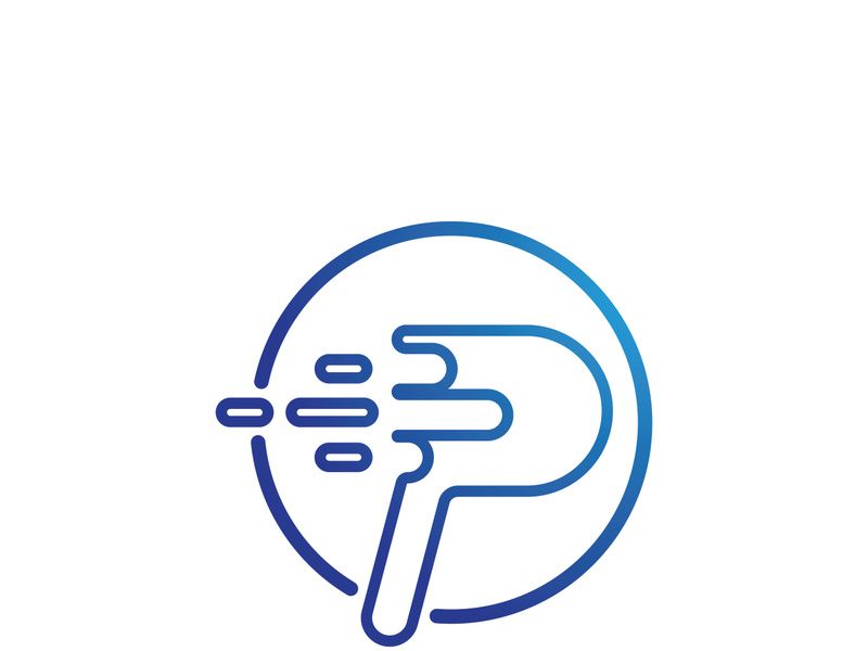 p logo and symbol vector template