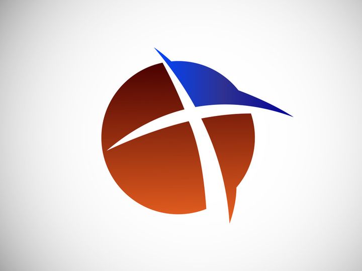 Church logo. Christian sign symbols. The Cross of Jesus