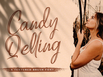 Candy Qelling - Brush Script Font preview picture