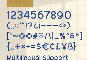 Glacier - Display Font