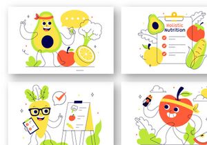 10 Holistic Nutrition Illustration