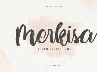 Merkisa - Brush Script Font