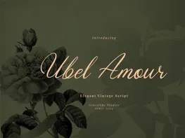 Ubel Amour | Elegant Vintage Script preview picture