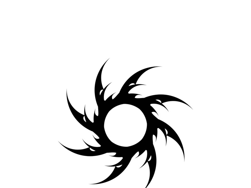 Tribal tattoos. Art tribal tattoo. Vector sketch of a tattoo. Idea for design