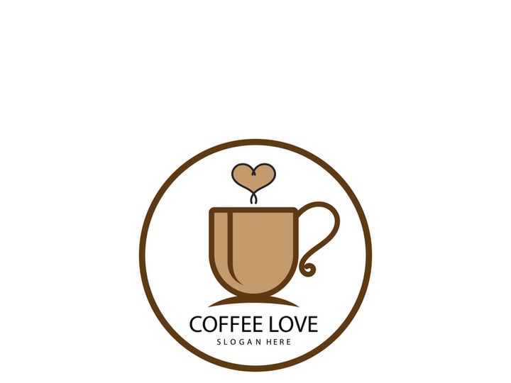 Coffee cup Logo Template vector icon design
