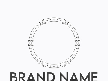 Butterfly logo design preview picture