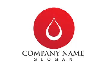 Blood drop donor vector icon preview picture