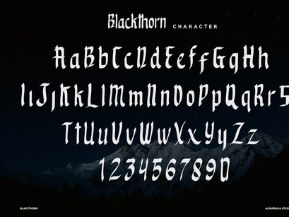 Blackthorn - Display Font