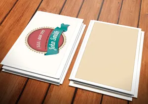 Light Vintage Business Card Template