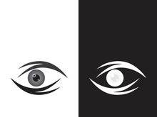 Branding identity corporate eye care vector logo design