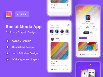 Social Media App Design