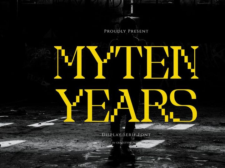 Myten Years | Display Serif Font