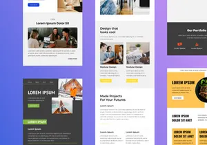 Daveu Email Newsletter Templates Figma