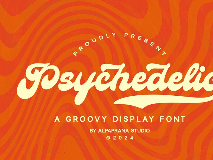 Psychedelic - Groovy Font