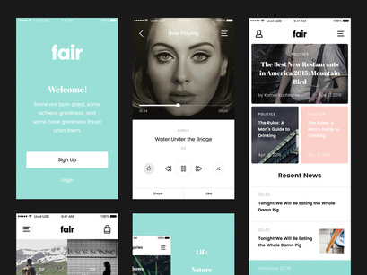 Fair UI Kit – Free Sample