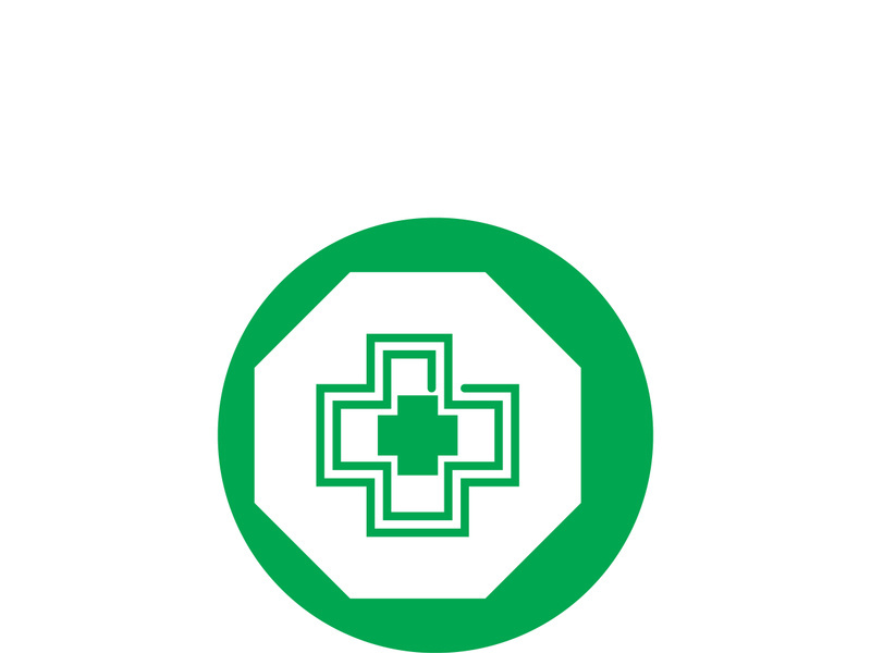 Health medical logo template vector illustration design