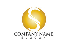 Business corporate letter S logo design vector.