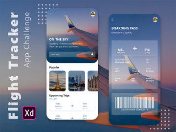 Flight Tracking App Design Exploration preview picture