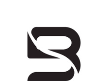 B letter logo template vector illustration