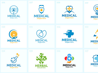 120+ Medical Logo Bundle