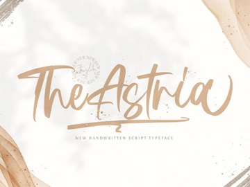 Astria - Handwritten Font preview picture