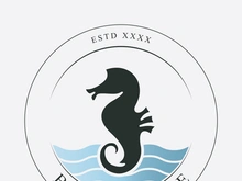Sea horse logo