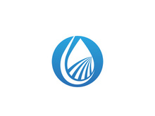 Water drop Logo Template vector