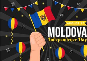 15 Moldova Independence Day Illustration