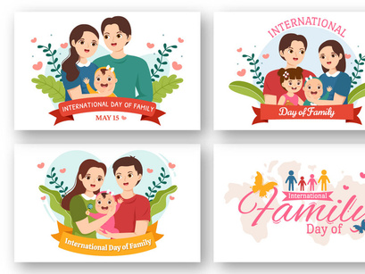 14 International Day of Family Illustration