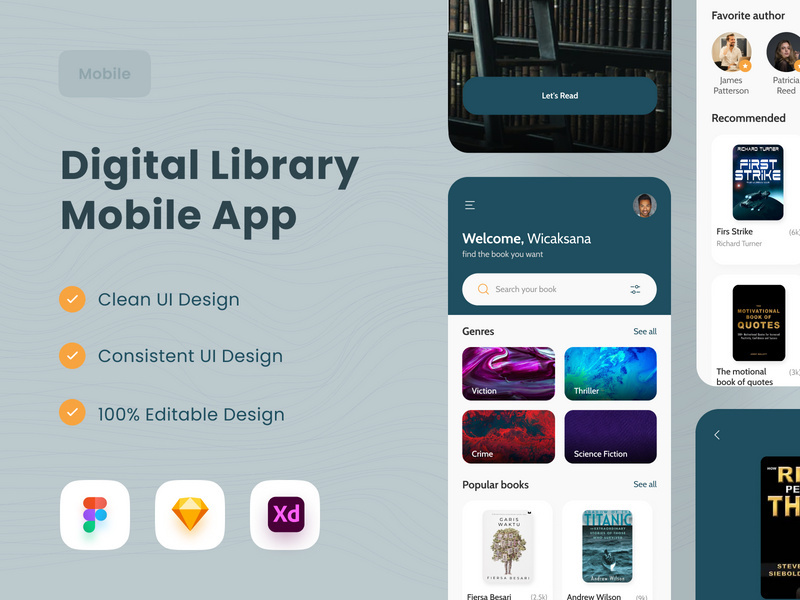 Digital Library Mobile App 📚