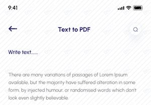 Document Reader App - Mobile App Design