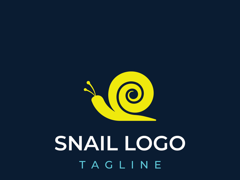 Snail logo design.