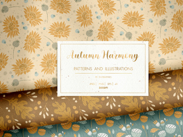 Autumn Harmony Patterns and Illustrations preview picture