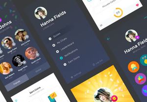 Quizz App UI (Dark and light theame)