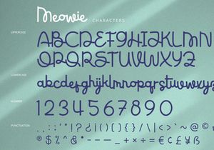 Meowie - Script Font