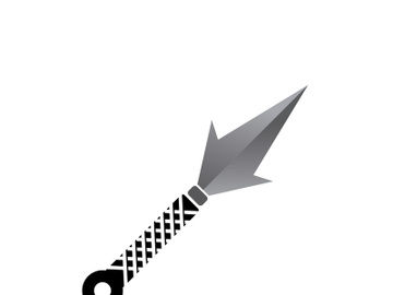 ninja weapons vector logo preview picture