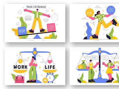 9 Work Life Balance Illustration