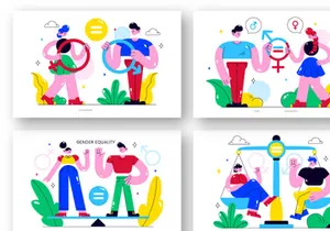 10 Gender Equality Illustration