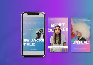 Unsual Instagram Template