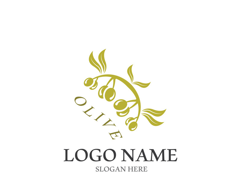olive icon vector illustration design template