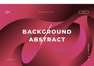 Vibrant Red Abstract Background Wave