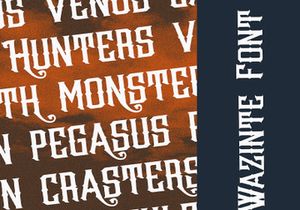 Wazintte - Victorian Decorative Font
