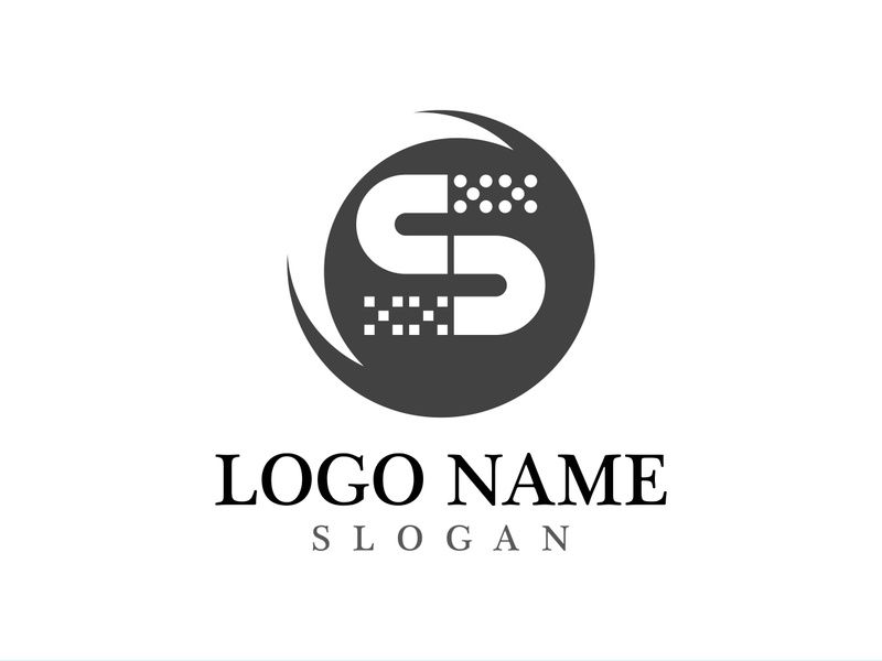 Business corporate S letter logo design vector