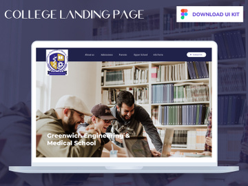 College Landing Page preview picture