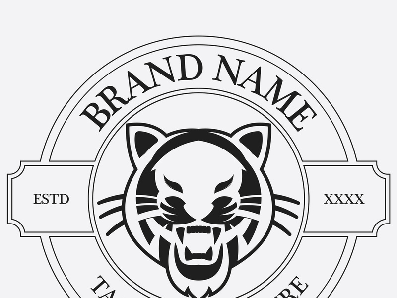 Tiger logo vintage