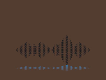 Sound waves logo background modern music vector image preview picture