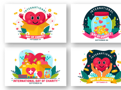 12 International Day of Charity Illustration